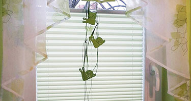 Plissee Fensterdeko